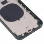 Frosted Frame Back Housing Cover with Appearance Imitation of iP13 Pro for iPhone 11(Green)