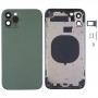 Electroplated Frame Back Housing Cover with Appearance Imitation of iP13 Pro for iPhone 11(Green)
