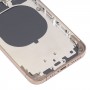 Vissza ház borítója az iP12 pro megjelenés utáni imitációval az iPhone 11 Pro -hoz (arany)