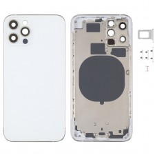Back Housing Cover with Appearance Imitation of iP12 Pro for iPhone 11 Pro(White) 
