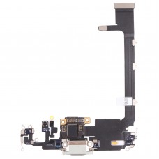 iPhone 11 Pro Max（白色）的原始充电端口弹性电缆