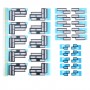 10 наборів основного борту FPC роз'єму роз'єму для губки для пінопласту для iPhone 11 Pro / 11 Pro Max