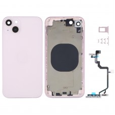 Copertina di alloggiamento posteriore con imitazione di aspetto di IP14 per iPhone XR (rosa)
