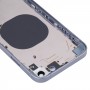 Okładka obudowa tylnej z wyglądem imitacją IP14 na iPhone XR (niebieski)
