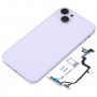 Back Housing Cover with Appearance Imitation of iP14 for iPhone XR(Purple)