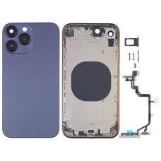 Back Housing Cover with Appearance Imitation of iP14 Pro for iPhone XR(Purple) 