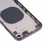 Обратно покритие на корпуса с външен вид имитация на IP14 Pro за iPhone XR (Purple)