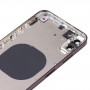 iPhone XRのIP14 Pro Maxの外観を模したバックハウジングカバー（紫）