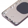 Okładka obudowa tylnej z wyglądem naśladowania IP14 Pro Max na iPhone'a XR (fiolet)