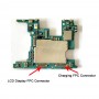 Samsung Galaxy S21 Fe 10PC: n LCD -näyttö FPC -liitin emolevyssä