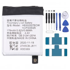 178mAh HB302527ECW For Honor Watch Magic GT 42MM Li-Polymer Battery Replacement 