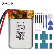 2pcs 602030 300mAh Li-Polymer Battery Replacement