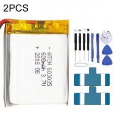 2pcs 603035 600mAh Li-Polymer Battery Replacement 