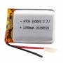 2PCS 103040 1200MAH LI-Polymerバッテリー交換