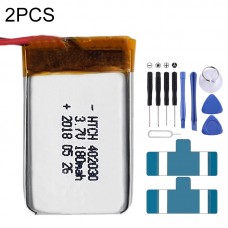 2pcs 402030 180mAh Li-Polymer Battery Replacement 