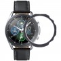 עבור Samsung Galaxy Watch3 45 מ"מ SM-R840 / R845 עדשת זכוכית חיצונית מסך קדמי מקורי (שחור)