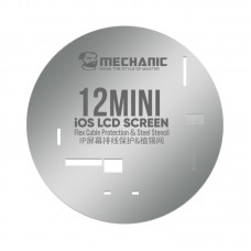 メカニックUFO LCDスクリーンフレックスケーブル保護とiPhone 12ミニ用の再植栽