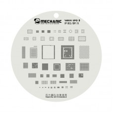 Mécanic UFO Series CPU BGA Reballing Planting Plate d'étain pour iPhone 8/8 Plus / X