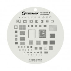 Mekaniker UFO -serie CPU BGA Reballing Planting Tin Plate för iPhone 12 -serien