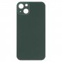 Стъклен заден капак с външен вид имитация на IP13 за iPhone XR (зелен)