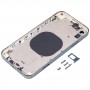 Couverture de boîtier de dos à cadre électroplé avec imitation d'apparence d'IP13 Pro pour iPhone XR (vert)