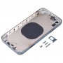 iPhone XR用のIP13 Proの外観を備えたステンレス鋼バックハウジングカバー（緑）