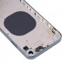 Кришка корпусу з нержавіючої сталі із зовнішнім імітаціям IP13 Pro для iPhone XR (зелений)