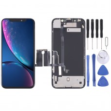Original LCD Screen for iPhone XR Digitizer Full Assembly with Earpiece Speaker Flex Cable 