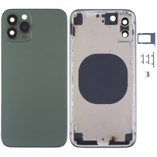 iPhone XのIP13Proの外観を模したバックハウジングカバー（緑）
