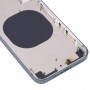 Cubierta de carcasa posterior con apariencia de IP13 Pro para iPhone X (verde)