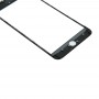 iPhone 8 pluss esikülje välisklaasist läätse esiosaga LCD -ekraaniga raami raamiga (must)