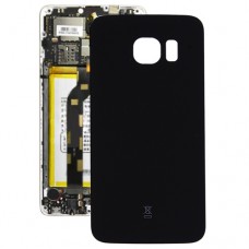 Galaxy S6 Edge / G925元のバッテリーバックカバー（黒）