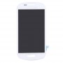 Oryginalny wyświetlacz LCD + panel dotykowy dla Galaxy SIII Mini / i8190 (biały)