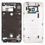 Fullt bostadskåp (Front Housing LCD Frame Bezel Plate + Back Cover) för HTC One M7 / 801E (White)