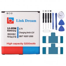 Link Dream Batteria di sostituzione di alta qualità 3200 mAh per Galaxy Grand 2 / G7106 (B600BC)