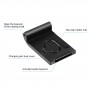 Для GoPro Hero11 Black Mini Puluz Metal Battery Bare Bare Cober Coal Puster -Proper -Cap (чорний)