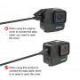 Für GoPro Hero11 Black Mini Puluz Metal Battery Side Grenzflächenabdeckungsabdeckung Staubdicht (schwarz)