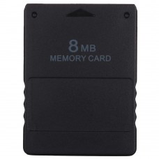 Memory Card for PS2, 8MB(Black) 