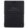 PS2、8MBのメモリカード（黒）