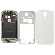 Para Galaxy S4 / I337 Cubra frontal de carcasa completa (blanco)