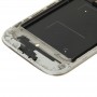 Para Galaxy S4 / I337 Cubra frontal de carcasa completa (blanco)