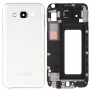 За Galaxy E5 / E500 Пълен корпус на корпуса (преден корпус LCD рамка Bezel Plate + капак за заден корпус на корпуса) (бяло)