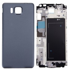 Für Galaxy Alpha / G850 Full Housing Cover (vordere LCD -Rahmenplatte + Batterie Rückzugsabdeckung) (schwarz)