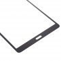 Para Galaxy Tab S 8.4 / T700 Lente de vidrio exterior de pantalla frontal (negro)