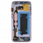 OLED LCD -näyttö Galaxy S7 / G930V digitoijalle Full Assembly kehyksellä (kulta)