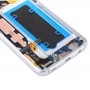 OLED LCD -näyttö Galaxy S7 / G930V digitoijakokoonpanoon Full Assembly -kehyksellä (valkoinen)