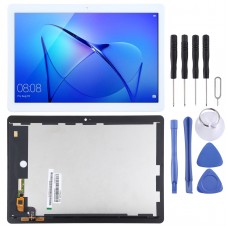 OEM LCD-ekraan Huawei MediaPad T3 10 / AGS-L03 / AGS-L09 / AGS-W09 koos digiteerija täiskoostuga (valge)