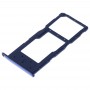 Zásobník SIM karty + zásobník karty SIM / micro SD karta pro Huawei Honor 20i (modrá)