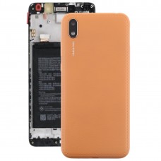 Battery Back Cover with Camera Lens & Side Keys for Huawei Y5 (2019)(Coffee)