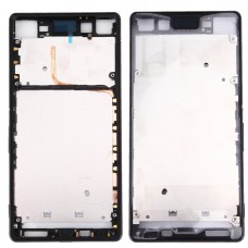 წინა საცხოვრებელი LCD ჩარჩო ბეზელი Sony Xperia Z3+ / Z4 (შავი)